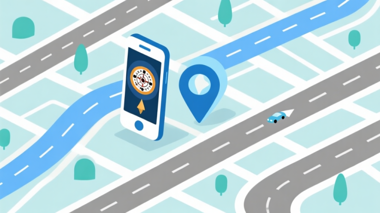 自动生成图片: Ilustrasi konseptual peta jalan digital dengan beberapa jalur berbeda yang mengarah ke ikon ponsel dengan layar game carrom, skema warna biru muda dan abu-abu, desain minimal bersih, gaya infografis high quality illustration, detailed, 16:9