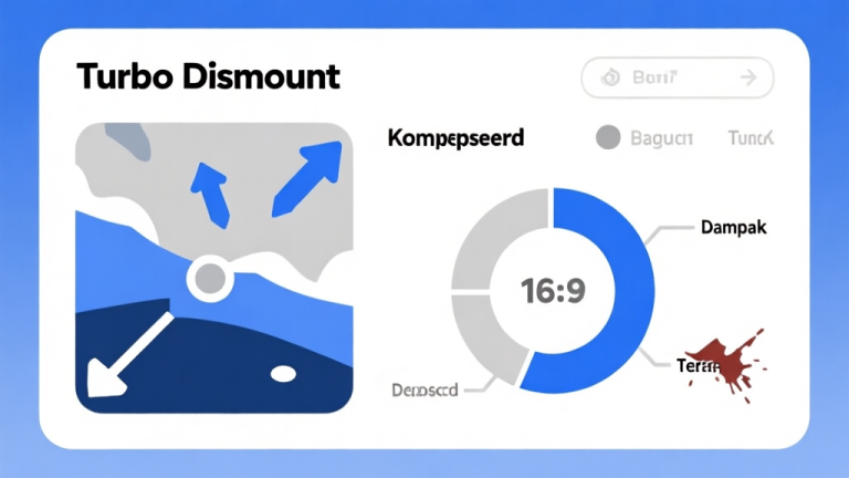 自动生成图片: Ilustrasi grafis minimalis dari dashboard skor game Turbo Dismount dengan panah dan bagan yang menunjukkan komponen kecepatan, dampak, dan kerusakan, skema warna biru dan abu-abu, gaya desain bersih high quality illustration, detailed, 16:9